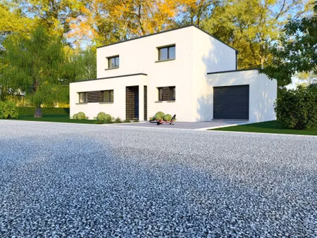 terrain avec maison neuve à vendre