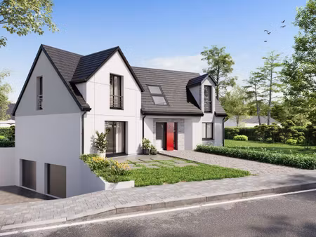terrain avec maison neuve à vendre