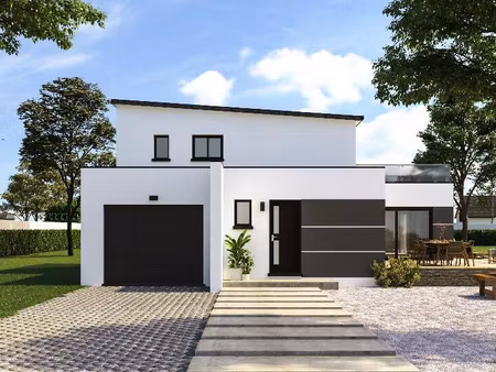 terrain avec maison neuve à vendre