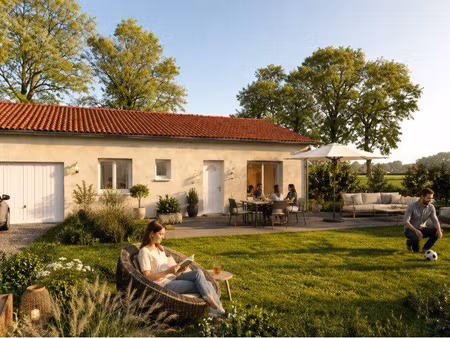 terrain avec maison neuve à vendre