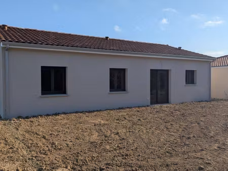 terrain avec maison neuve à vendre
