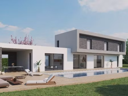 terrain avec maison neuve à vendre
