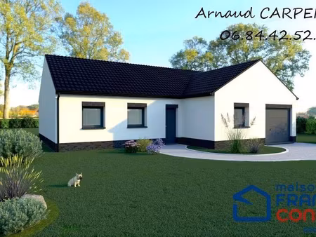 terrain avec maison neuve à vendre