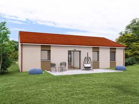 terrain avec maison neuve à vendre