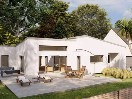 terrain avec maison neuve à vendre