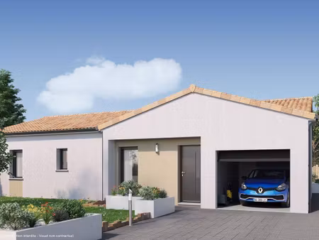 terrain avec maison neuve à vendre
