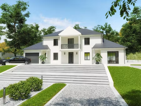 terrain avec maison neuve à vendre