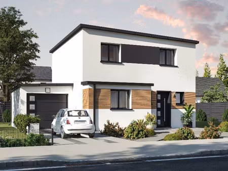 terrain avec maison neuve à vendre