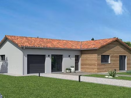 terrain avec maison neuve à vendre