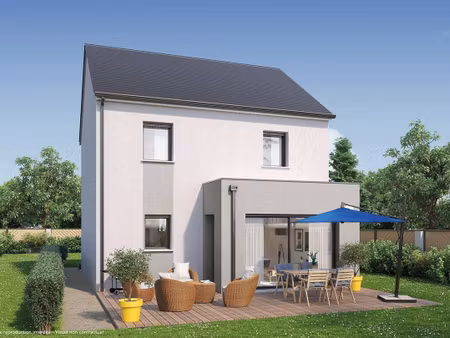 terrain avec maison neuve à vendre