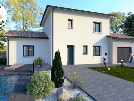 terrain avec maison neuve à vendre