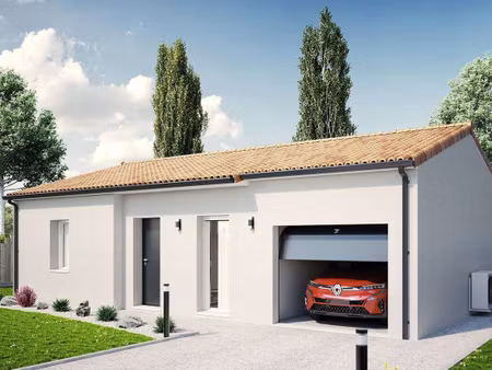 terrain avec maison neuve à vendre