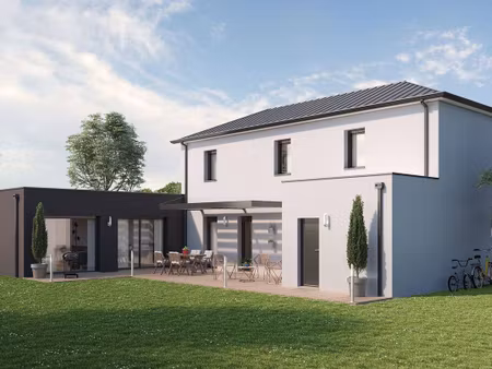 terrain avec maison neuve à vendre