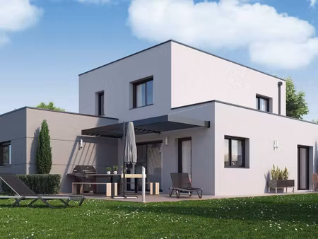 terrain avec maison neuve à vendre