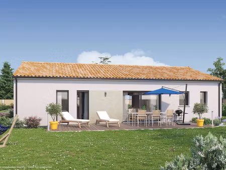 terrain avec maison neuve à vendre