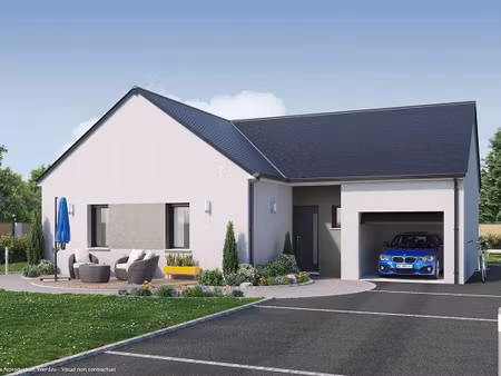 terrain avec maison neuve à vendre