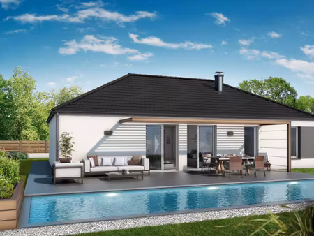 terrain avec maison neuve à vendre