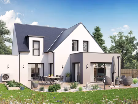 terrain avec maison neuve à vendre