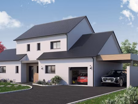 terrain avec maison neuve à vendre