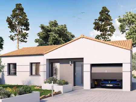 terrain avec maison neuve à vendre