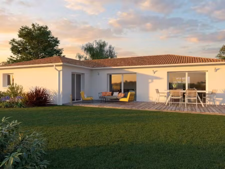 terrain avec maison neuve à vendre