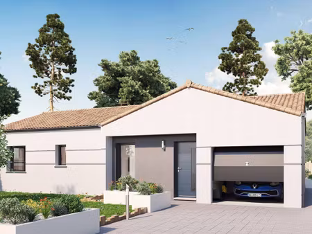 terrain avec maison neuve à vendre