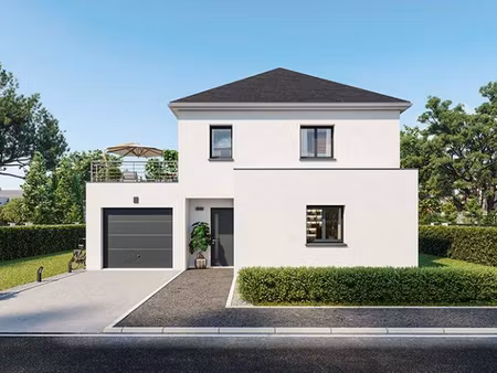 terrain avec maison neuve à vendre
