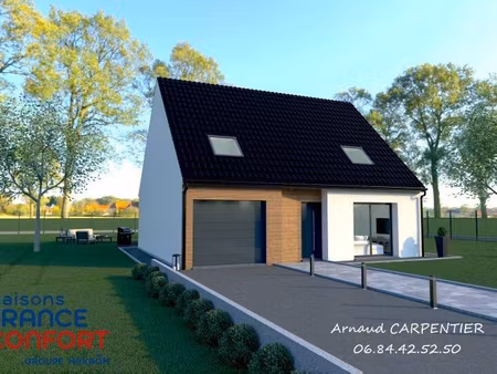 terrain avec maison neuve à vendre