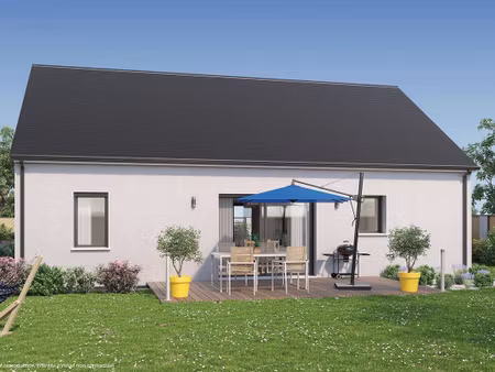 terrain avec maison neuve à vendre