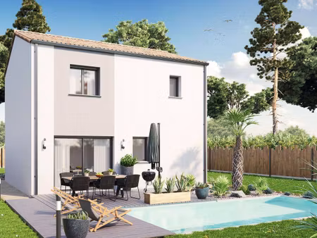 terrain avec maison neuve à vendre