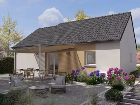 terrain avec maison neuve à vendre