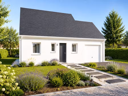 terrain avec maison neuve à vendre
