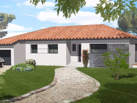 terrain avec maison neuve à vendre