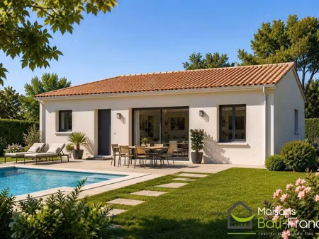 terrain avec maison neuve à vendre