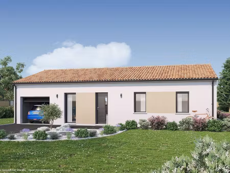 terrain avec maison neuve à vendre