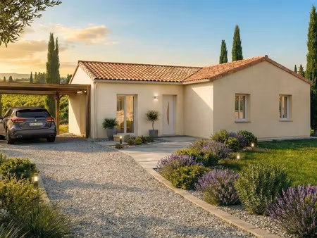 terrain avec maison neuve à vendre
