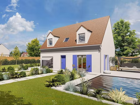 terrain avec maison neuve à vendre