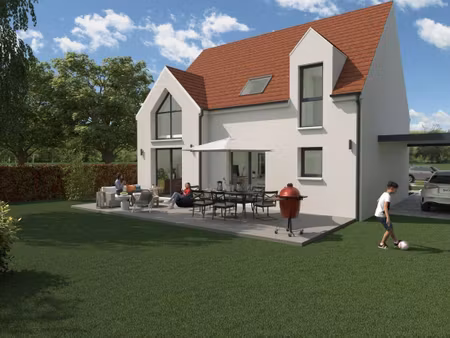 terrain avec maison neuve à vendre