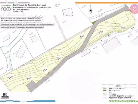 terrain constructible viabilisé à vendre