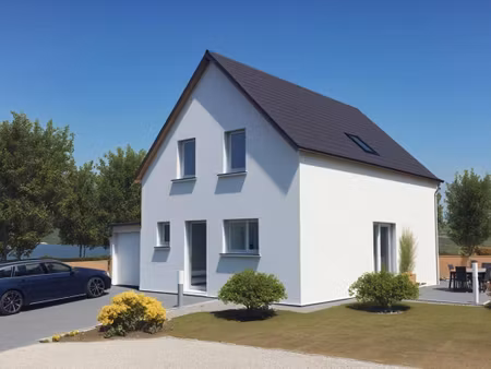 terrain avec maison neuve à vendre