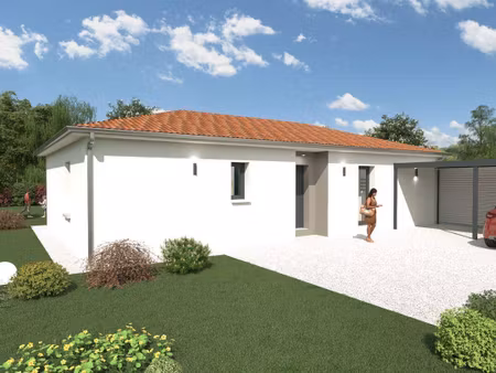 terrain avec maison neuve à vendre