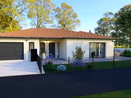 terrain avec maison neuve à vendre