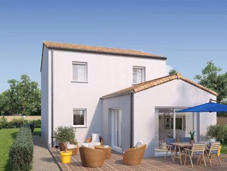 terrain avec maison neuve à vendre
