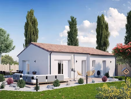 terrain avec maison neuve à vendre