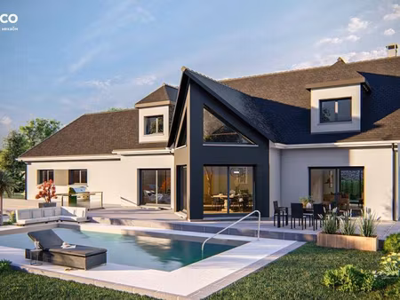 terrain avec maison neuve à vendre