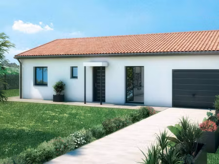 terrain avec maison neuve à vendre