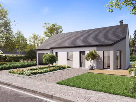 terrain avec maison neuve à vendre
