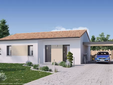 terrain avec maison neuve à vendre