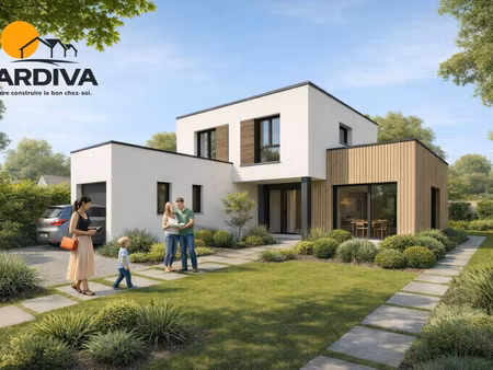 terrain avec maison neuve à vendre