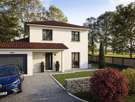 terrain avec maison neuve à vendre